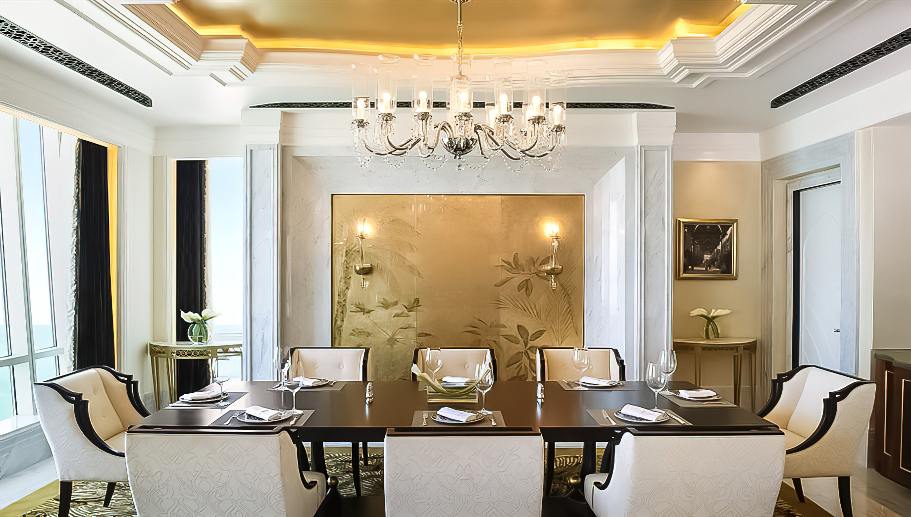 The St. Regis Abu Dhabi Hotel - Abu Dhabi, United Arab Emirates - Al Hosen Suite Dining Room