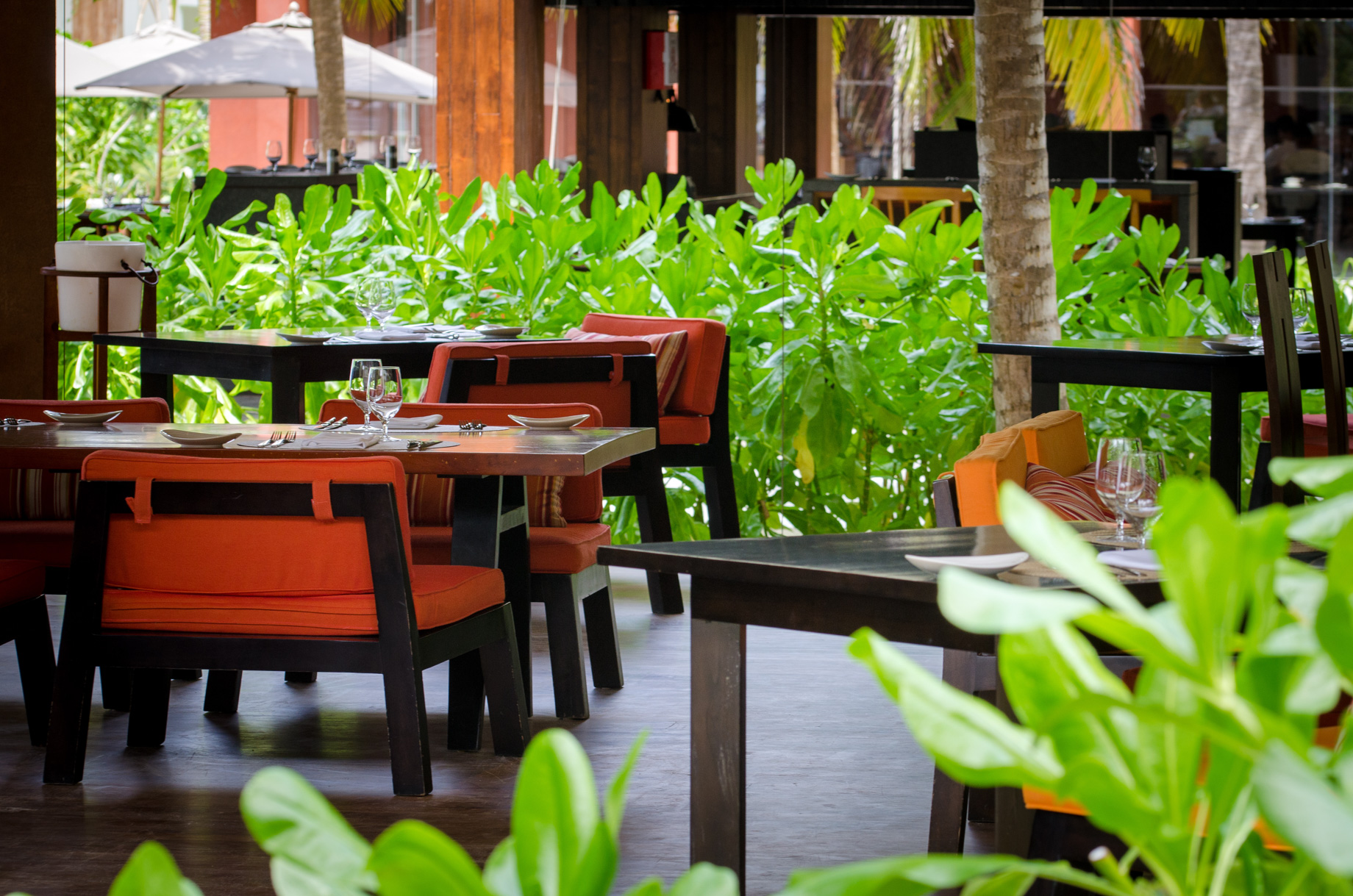 Amilla Fushi Resort and Residences – Baa Atoll, Maldives – Barolo Grill Restaurant Table Seating