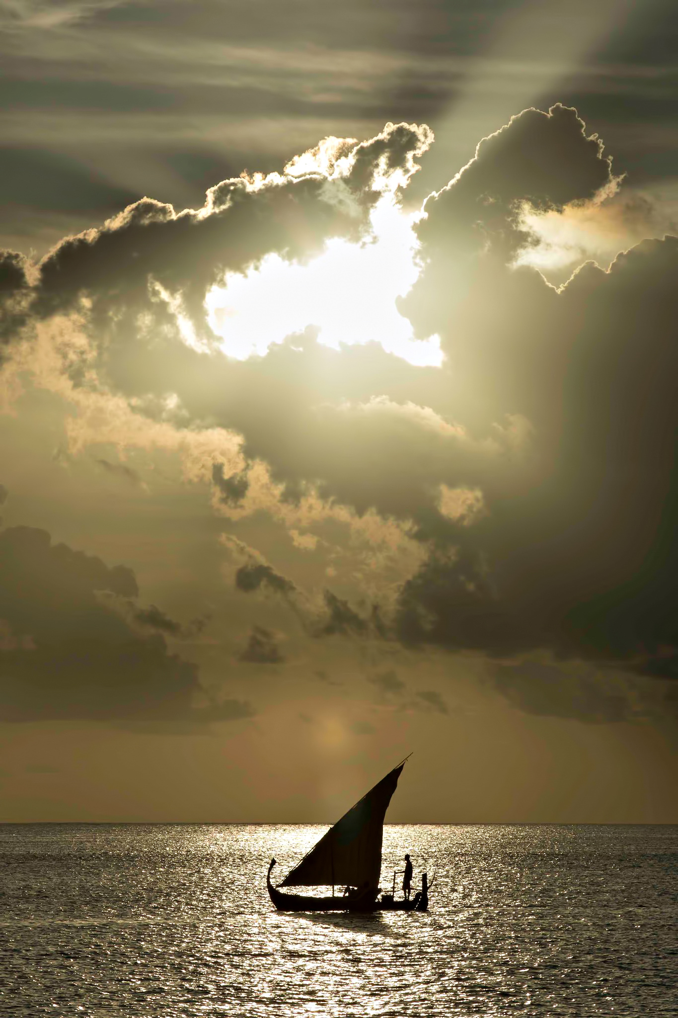 Gili Lankanfushi Resort – North Male Atoll, Maldives – Boat Sunset