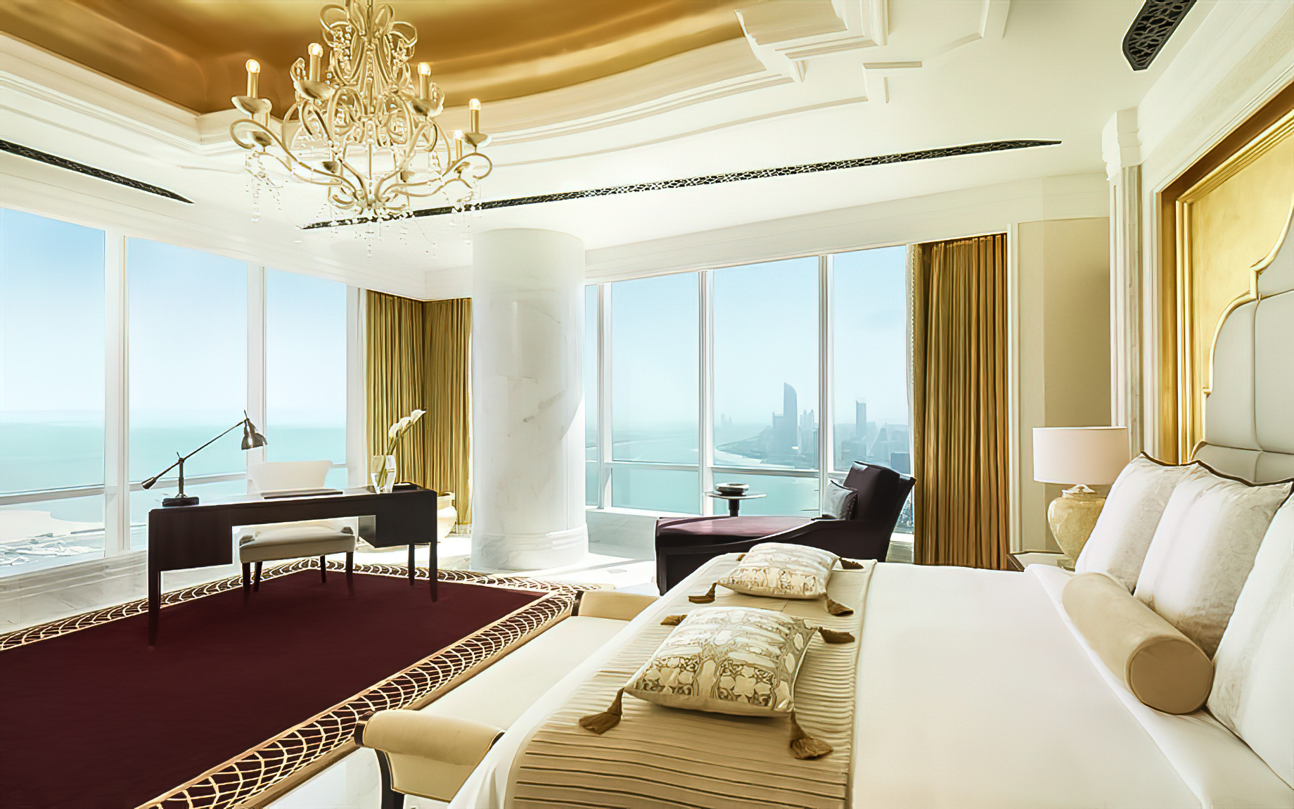 The St. Regis Abu Dhabi Hotel - Abu Dhabi, United Arab Emirates - Al Hosen Suite Bedroom