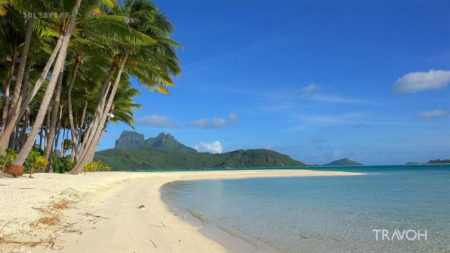 2 Hours - Bora Bora - Day to Night - Beach, Sea, Sunset - Motu Tane, French Polynesia - 4K Travel Video