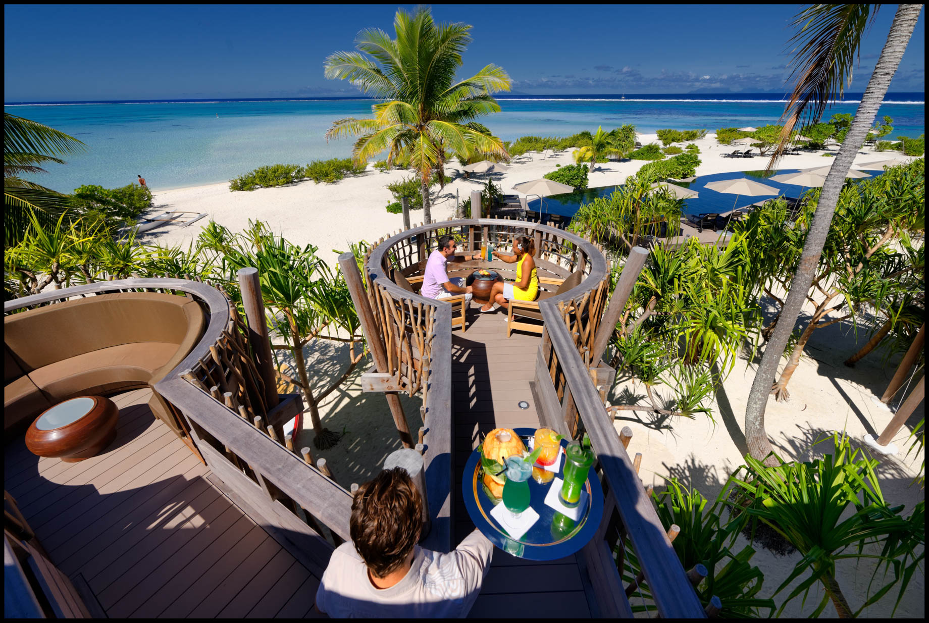 The Brando Resort – Tetiaroa Private Island, French Polynesia – Te Manu Bar Ocean View Deck