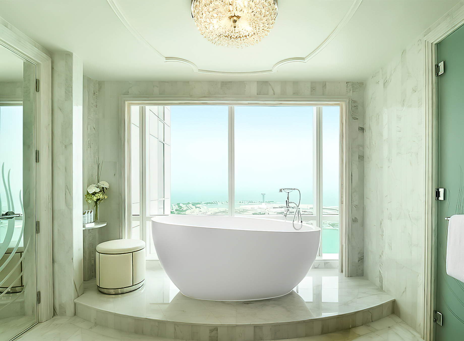 The St. Regis Abu Dhabi Hotel – Abu Dhabi, United Arab Emirates – Grand Deluxe Suite Bathroom Tub