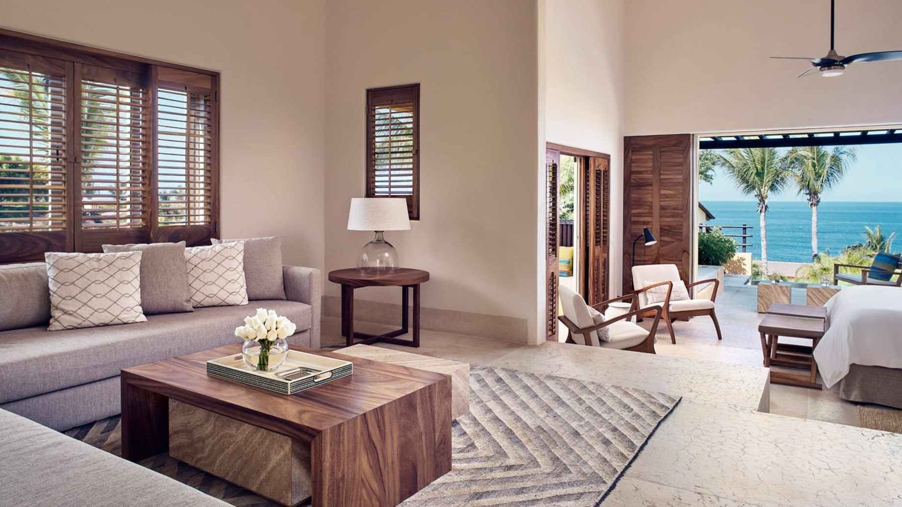Four Seasons Resort Punta Mita – Nayarit, Mexico – Verano Ocean View Villa Living Room