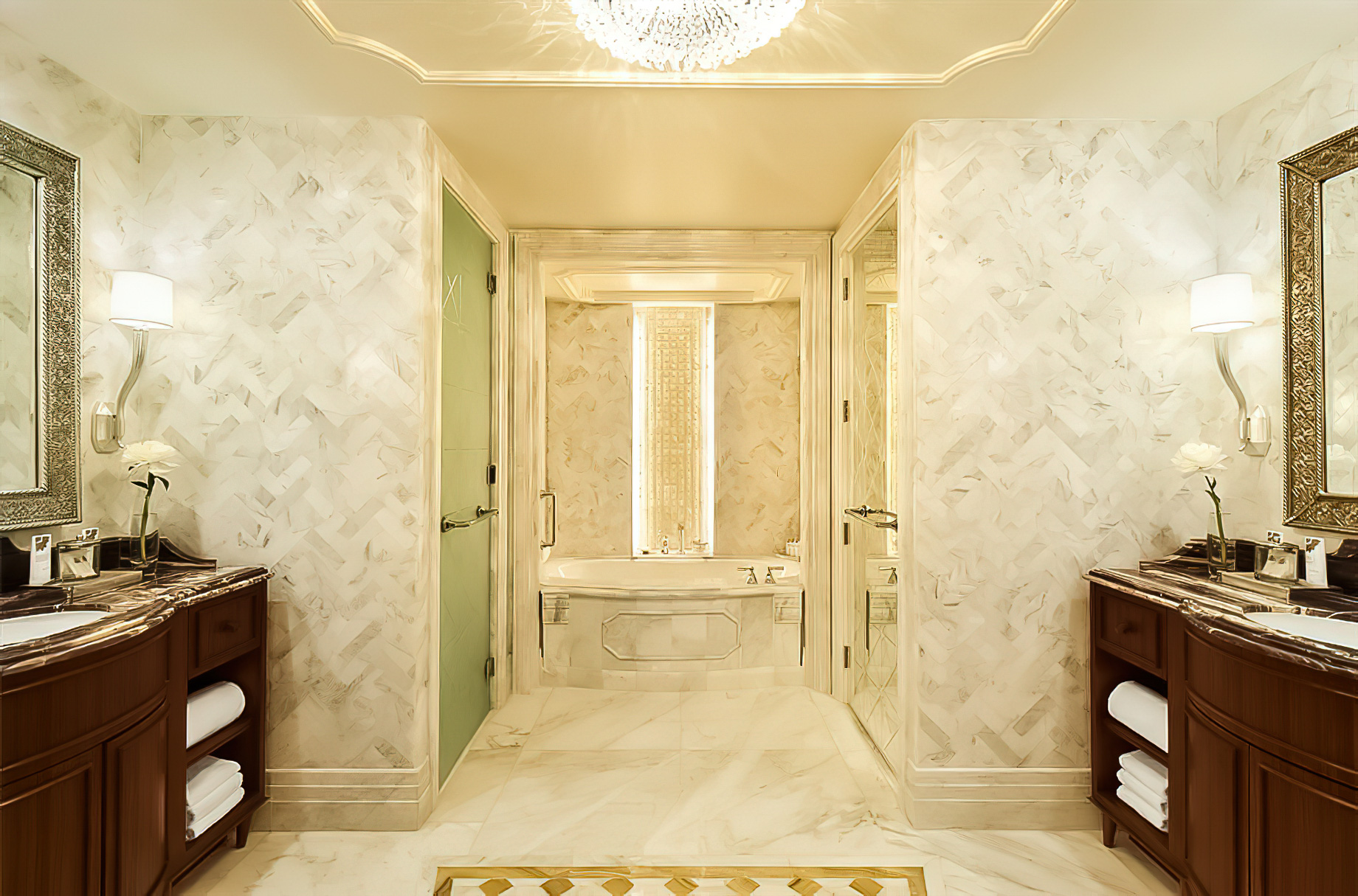 The St. Regis Abu Dhabi Hotel - Abu Dhabi, United Arab Emirates - St. Regis Suite Bathroom