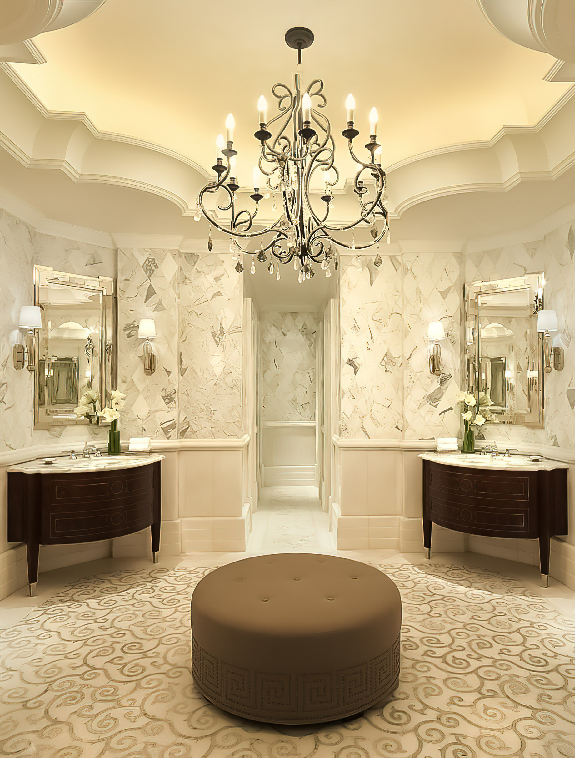 The St. Regis Abu Dhabi Hotel – Abu Dhabi, United Arab Emirates – Luxury Ladies Restroom