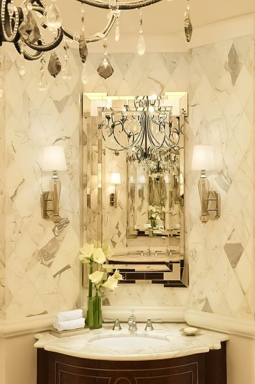 The St. Regis Abu Dhabi Hotel - Abu Dhabi, United Arab Emirates - Luxury Ladies Restroom Decor