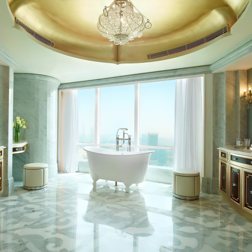 The St. Regis Abu Dhabi Hotel Abu Dhabi, United Arab Emirates Regal Freestanding Bathtub