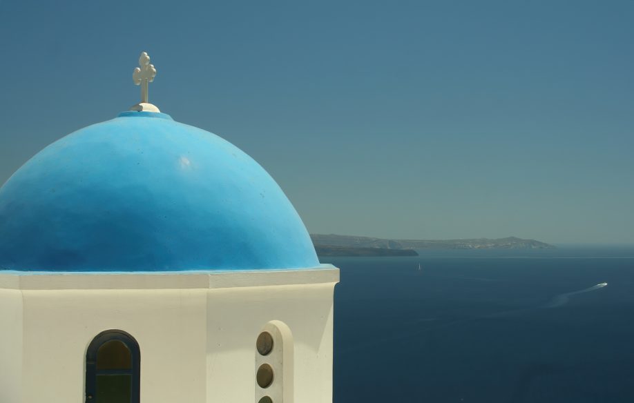Mystique Hotel Santorini – Oia, Santorini Island, Greece - Church Ocean View