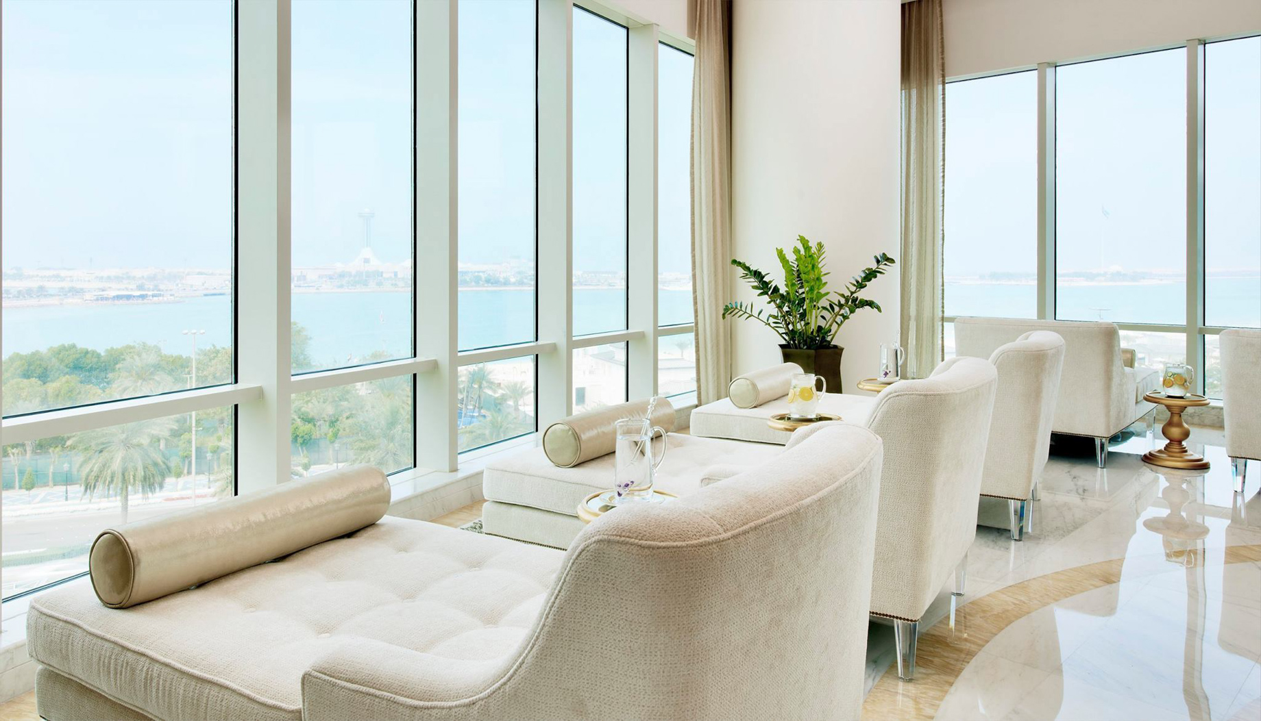 The St. Regis Abu Dhabi Hotel – Abu Dhabi, United Arab Emirates – Remede Spa Chairs Ocean View