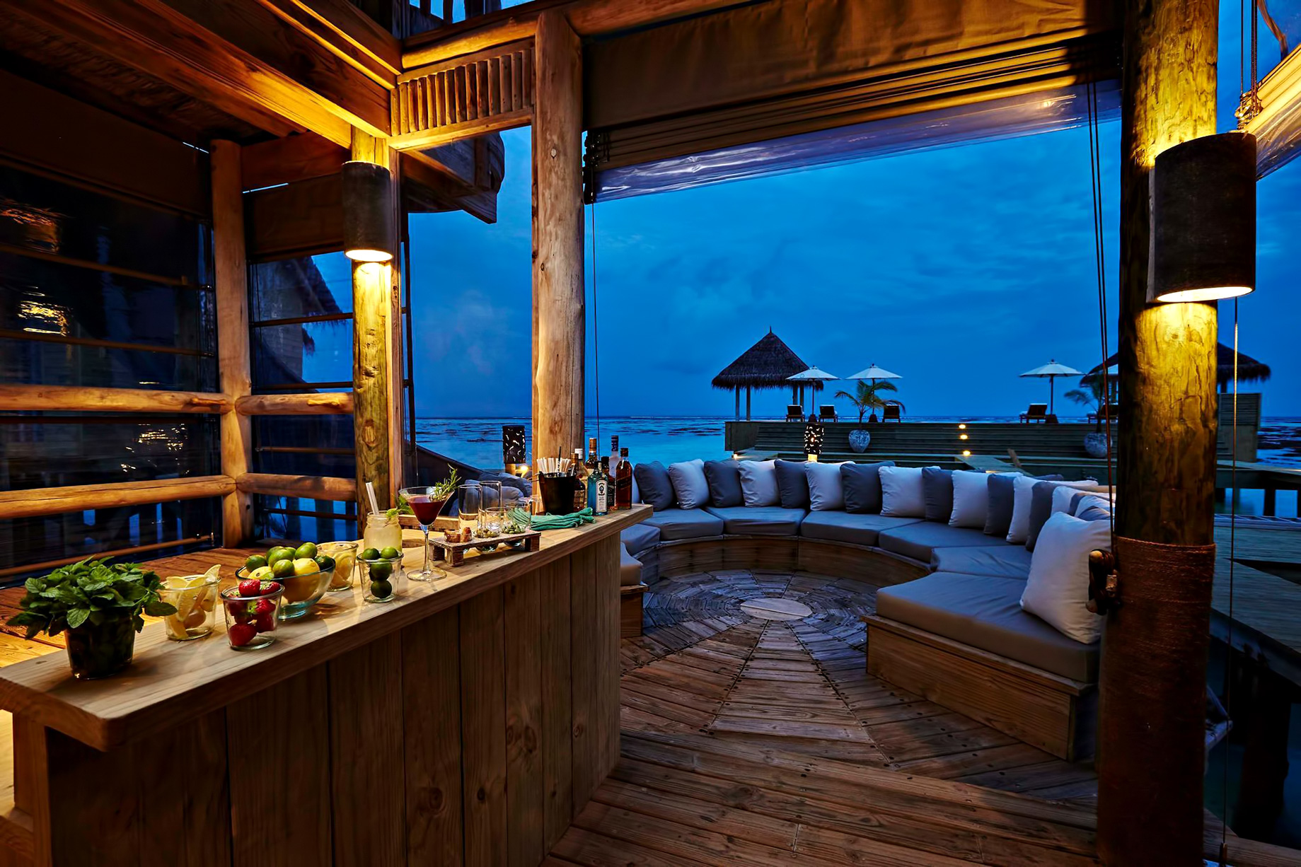 Gili Lankanfushi Resort - North Male Atoll, Maldives - The Private Reserve Interior Dusk