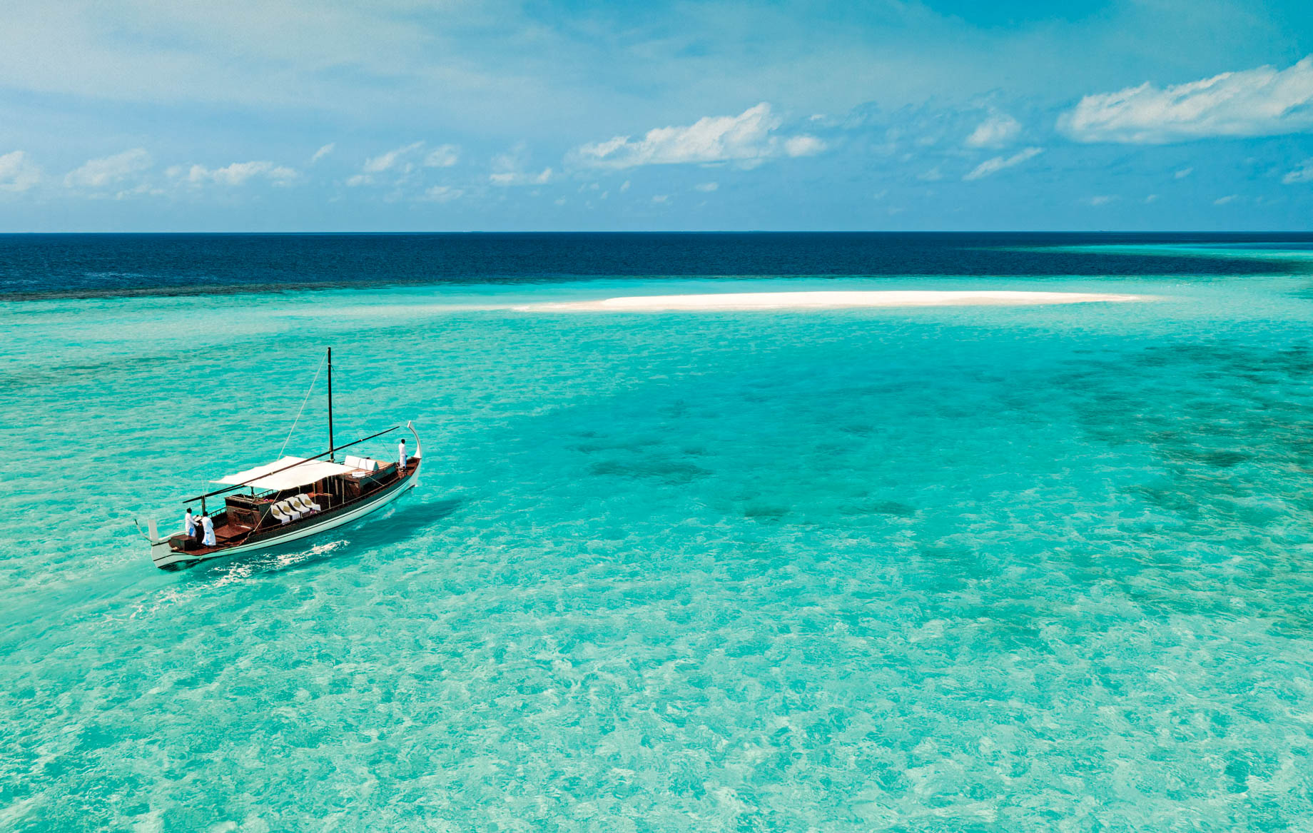 One&Only Reethi Rah Resort – North Male Atoll, Maldives – Tropical Ocean Dhoni Boat