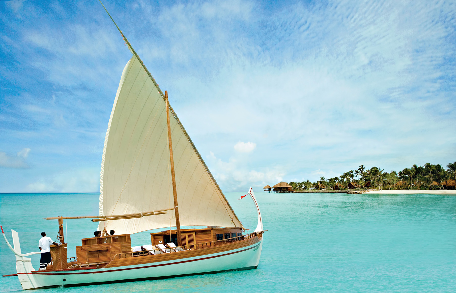 One&Only Reethi Rah Resort – North Male Atoll, Maldives – Dhoni Boat Arrival