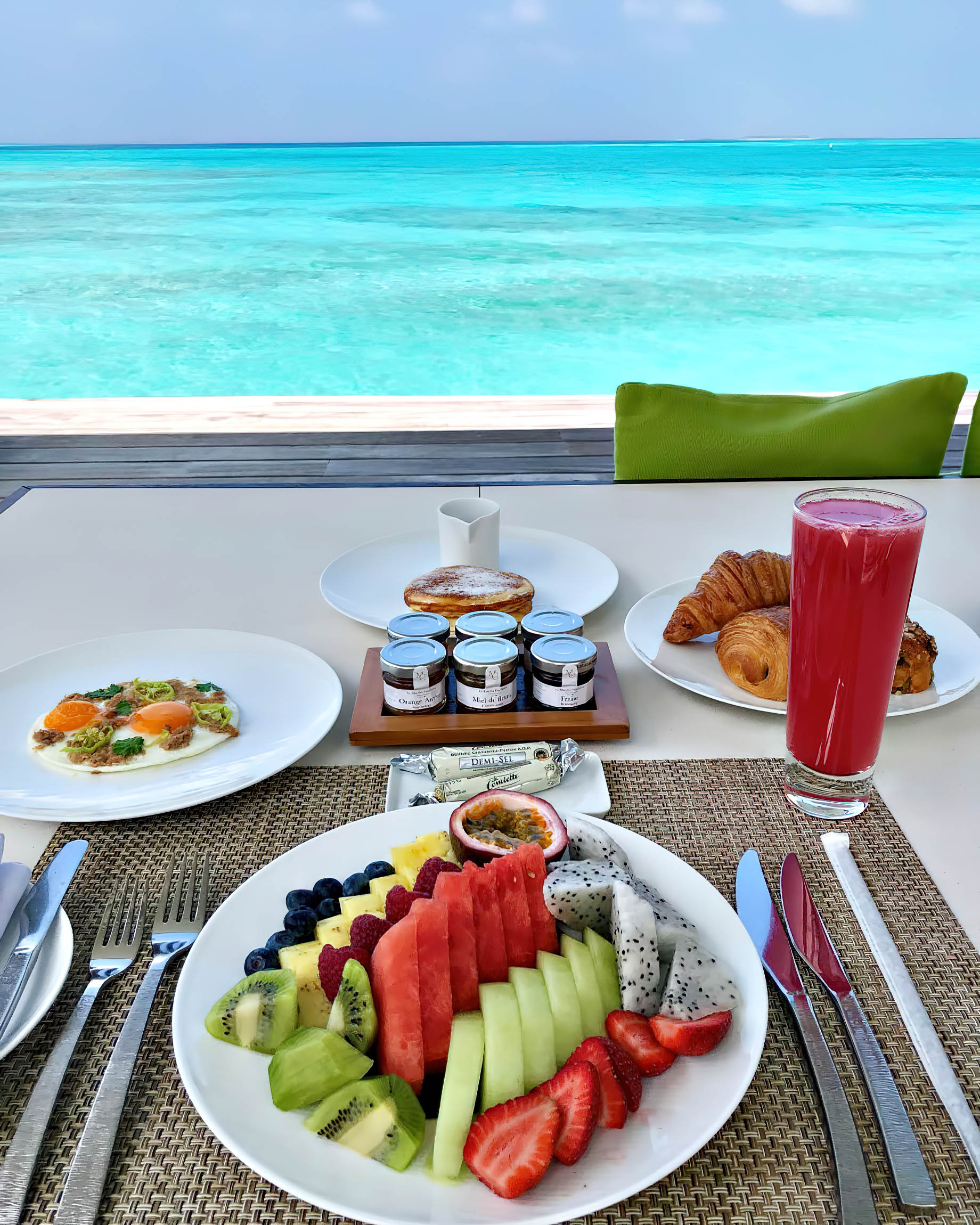 Cheval Blanc Randheli Resort – Noonu Atoll, Maldives – Private Island Breakfast Ocean View