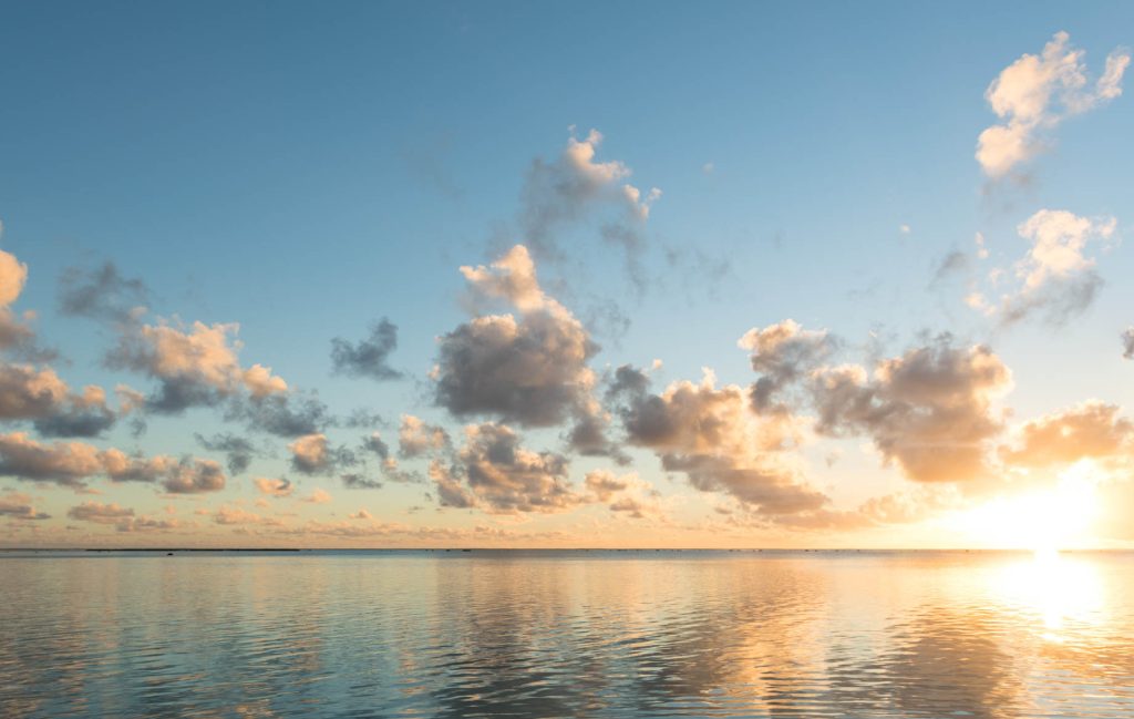 The Brando Resort - Tetiaroa Private Island, French Polynesia - Tropical Ocean Sunset