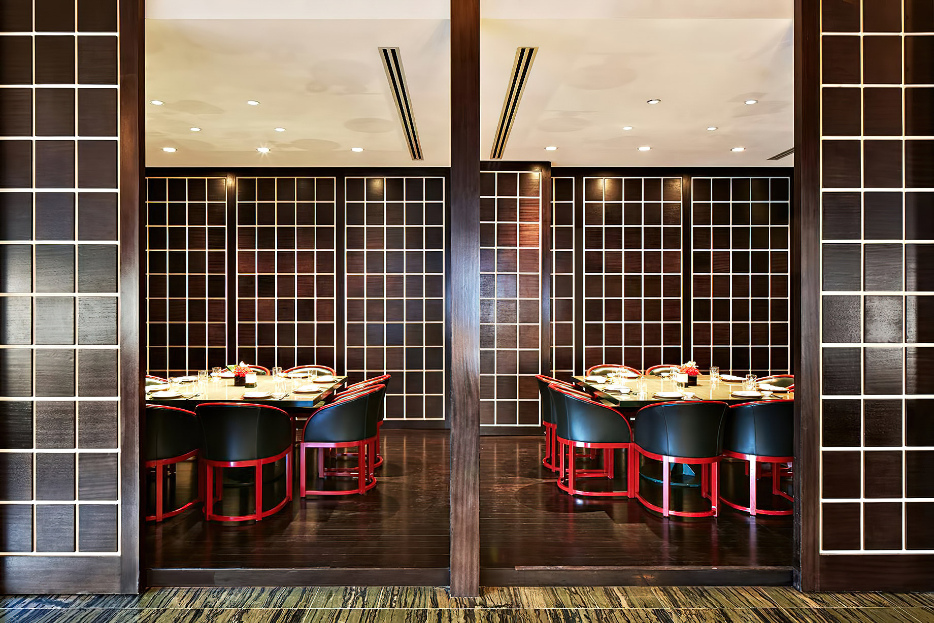 Armani Hotel Dubai – Burj Khalifa, Dubai, UAE – Armani Hashi Dining Area