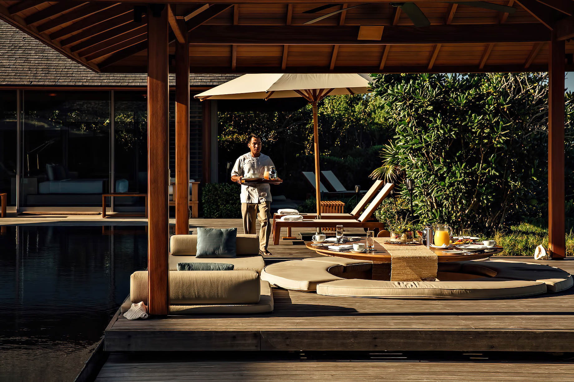 Amanyara Resort – Providenciales, Turks and Caicos Islands – Poolside Dining