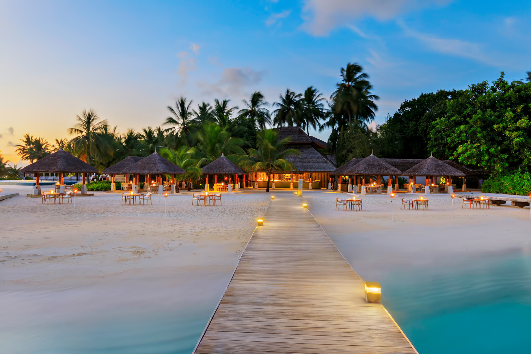 Velassaru Maldives Resort – South Male Atoll, Maldives – Beachfront Sunset