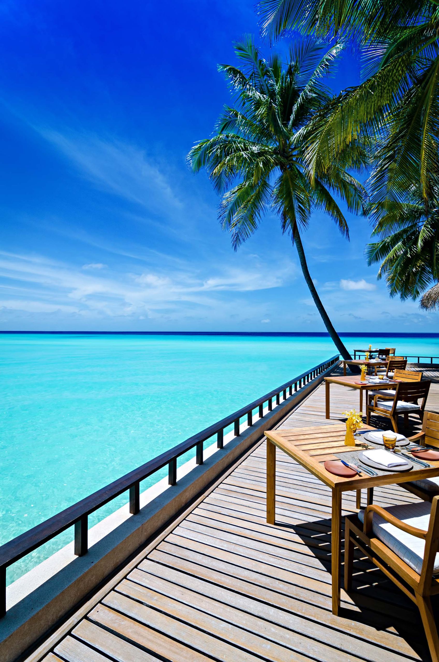 One&Only Reethi Rah Resort – North Male Atoll, Maldives – Overwater Reethi Restaurant Terrace
