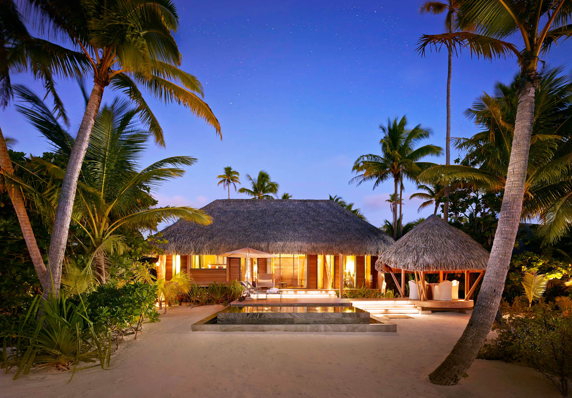 The Brando Resort – Tetiaroa Private Island, French Polynesia – 1 Bedroom Villa Night View