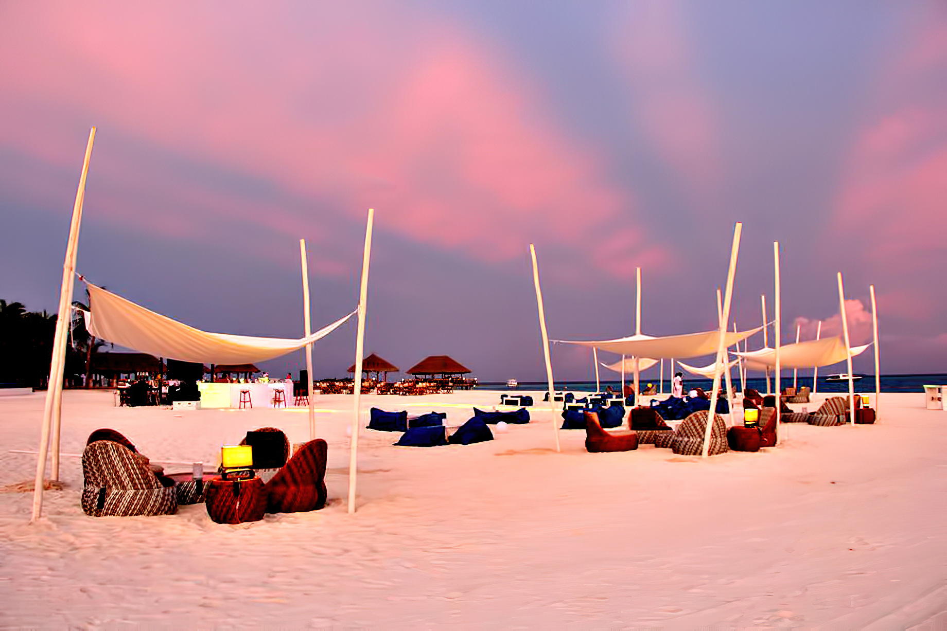 Velassaru Maldives Resort – South Male Atoll, Maldives – Beach Sunset Sand Chairs
