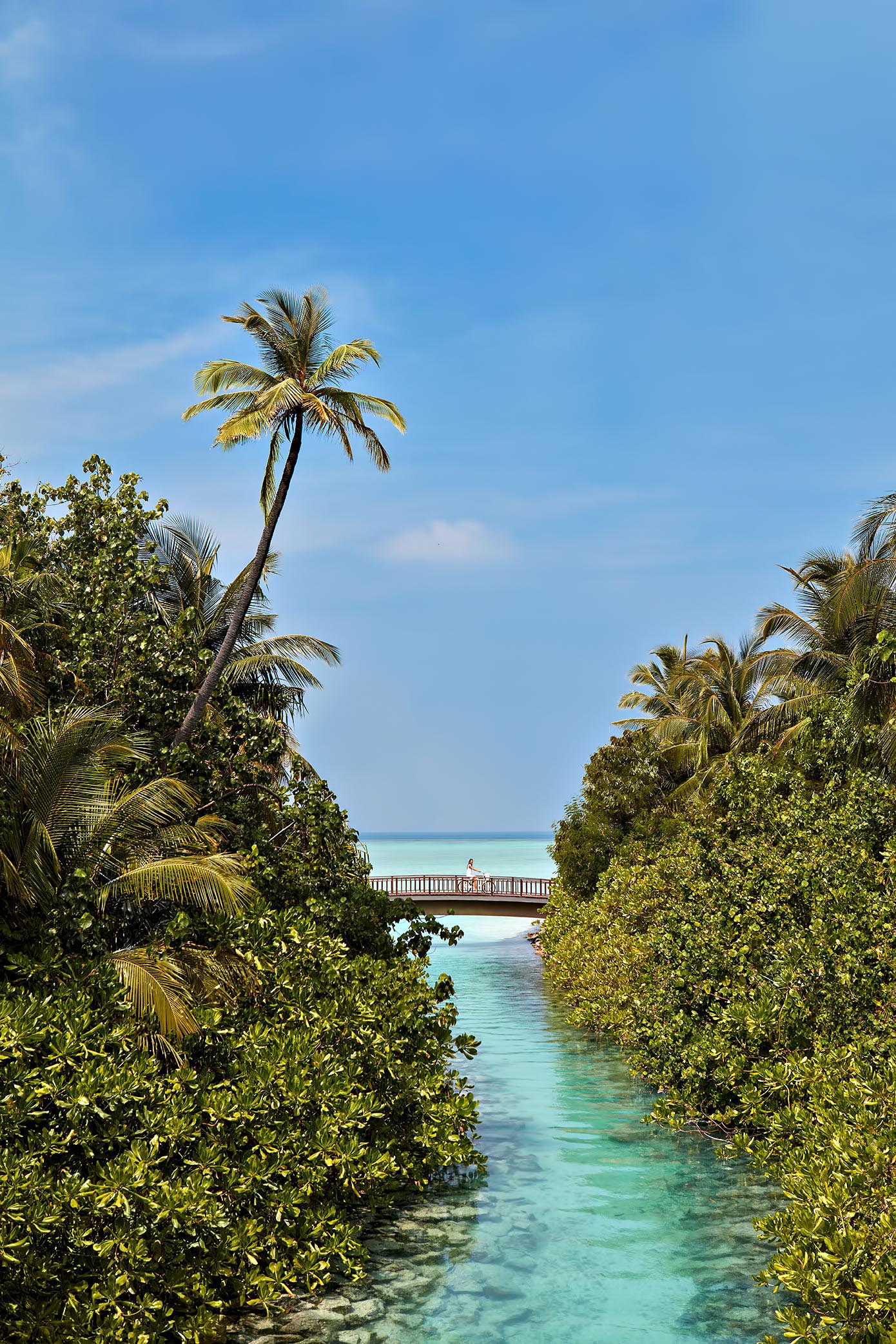 One&Only Reethi Rah Resort – North Male Atoll, Maldives – Resort Canal Bridge
