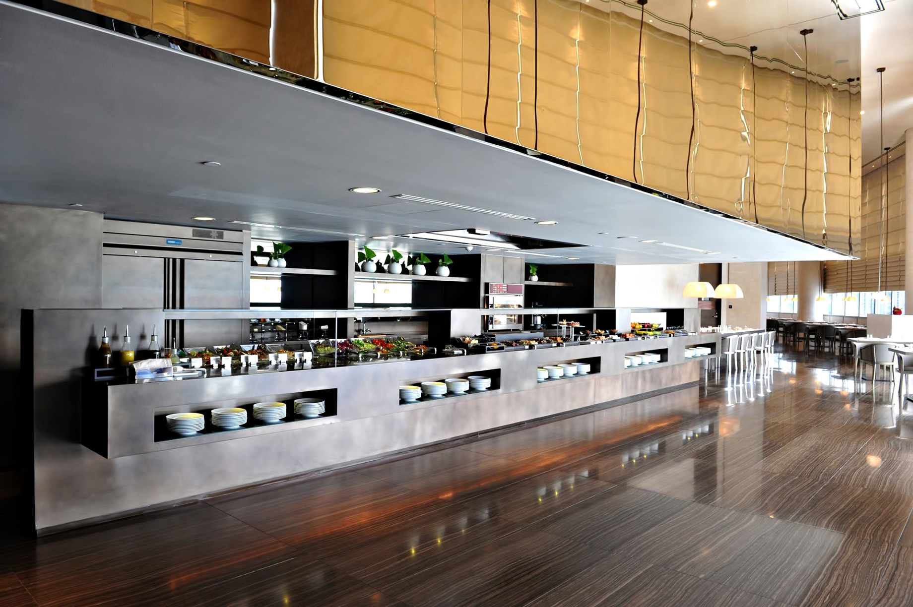 Armani Hotel Dubai – Burj Khalifa, Dubai, UAE – Armani Mediterraneo Buffet Dining