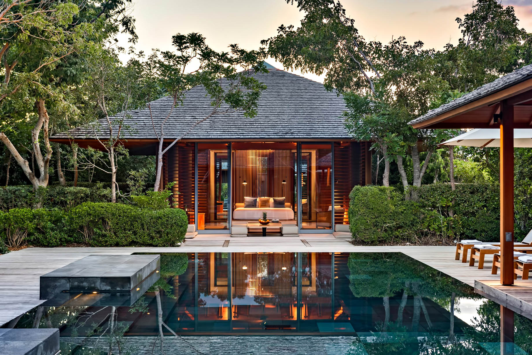 Amanyara Resort – Providenciales, Turks and Caicos Islands – Asian Iinspired Pagoda Style Pavilions