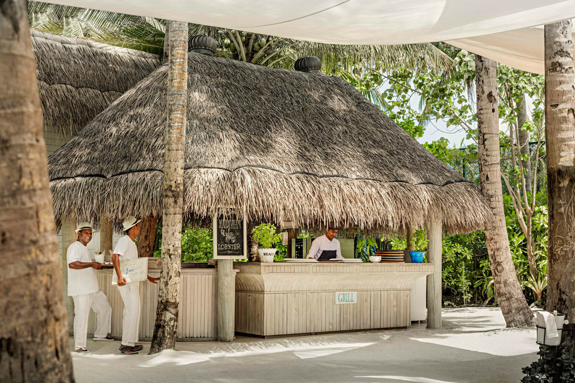 One&Only Reethi Rah Resort – North Male Atoll, Maldives – Beach Club Restaurant Grill