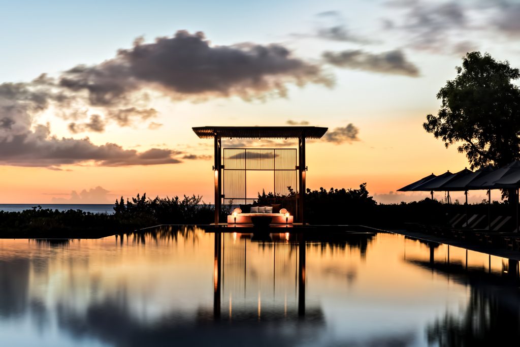 Amanyara Resort - Providenciales, Turks and Caicos Islands - Seaside Pool Sunset