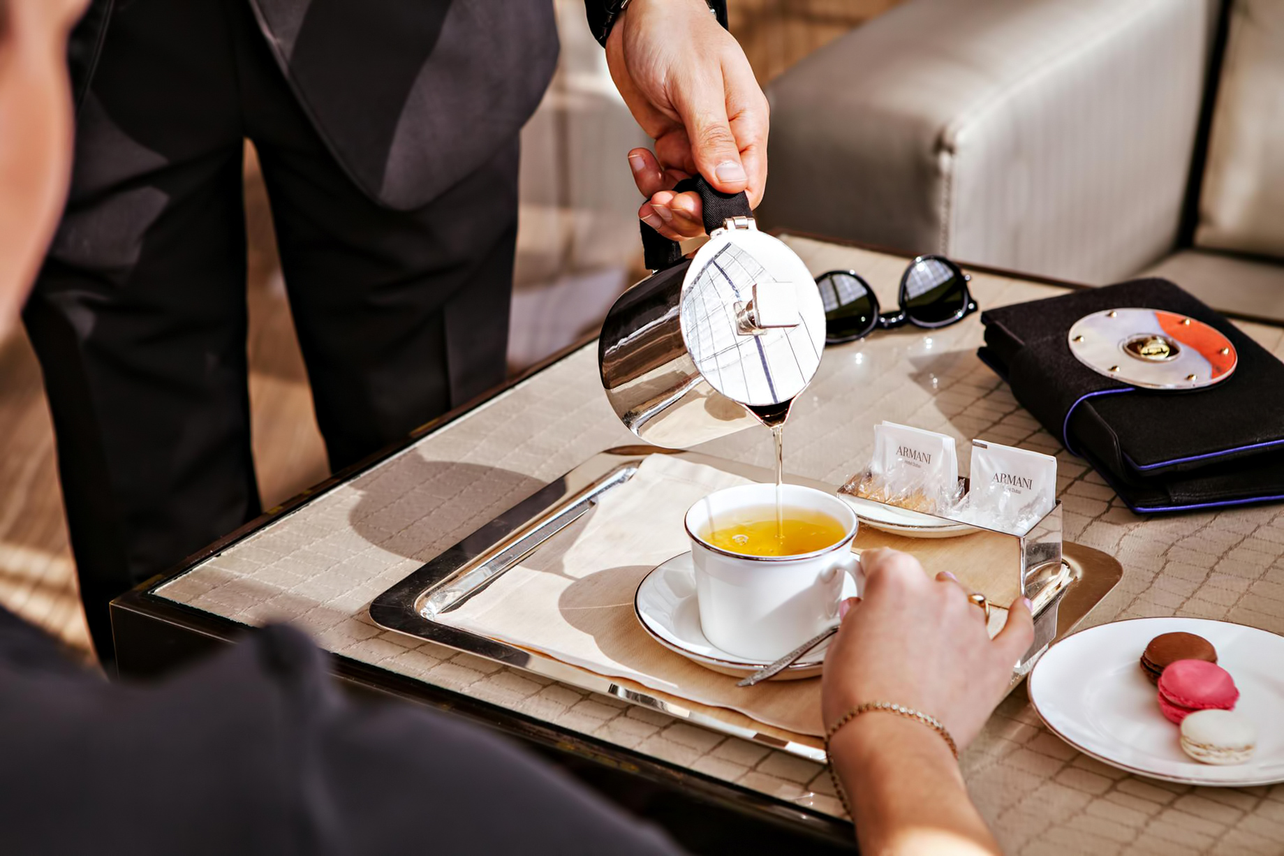 Armani Hotel Dubai – Burj Khalifa, Dubai, UAE – Armani Lounge Tea Service