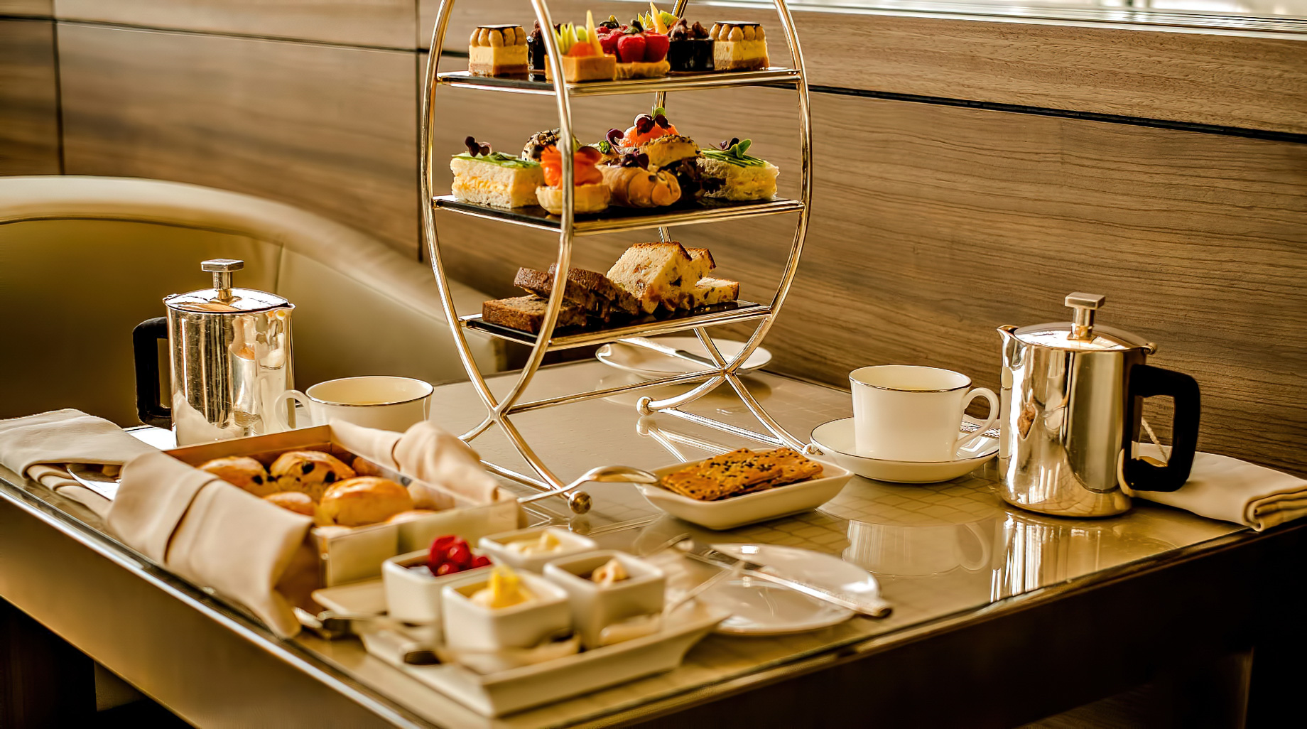 Armani Hotel Dubai – Burj Khalifa, Dubai, UAE – Armani Lounge Afternoon Tea Experience