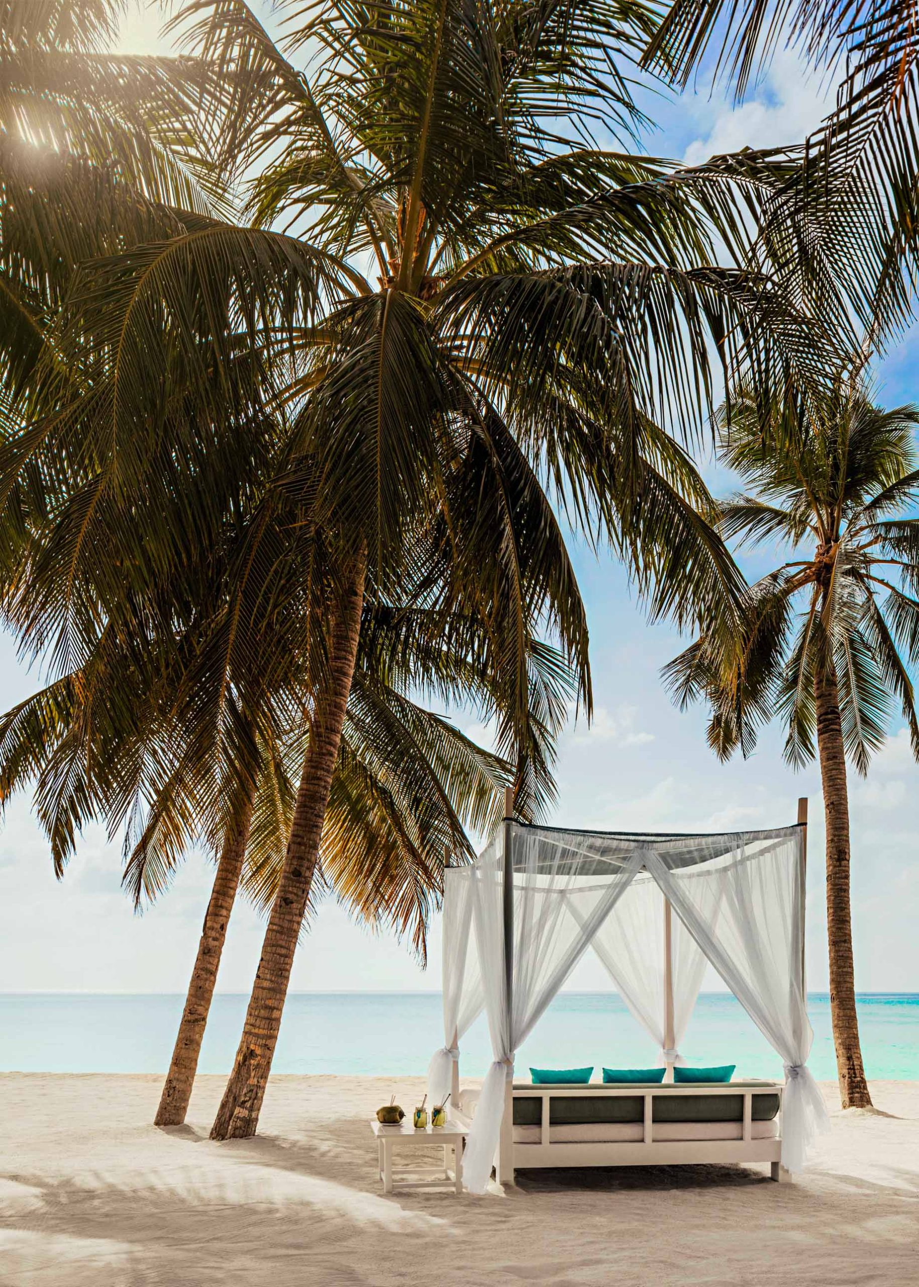 One&Only Reethi Rah Resort – North Male Atoll, Maldives – Beach Club Oceanfront Cabana