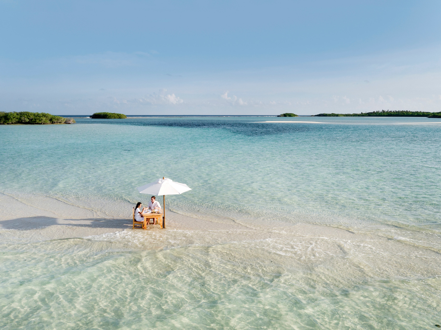 Soneva Jani Resort – Noonu Atoll, Medhufaru, Maldives – Table Dining in Water