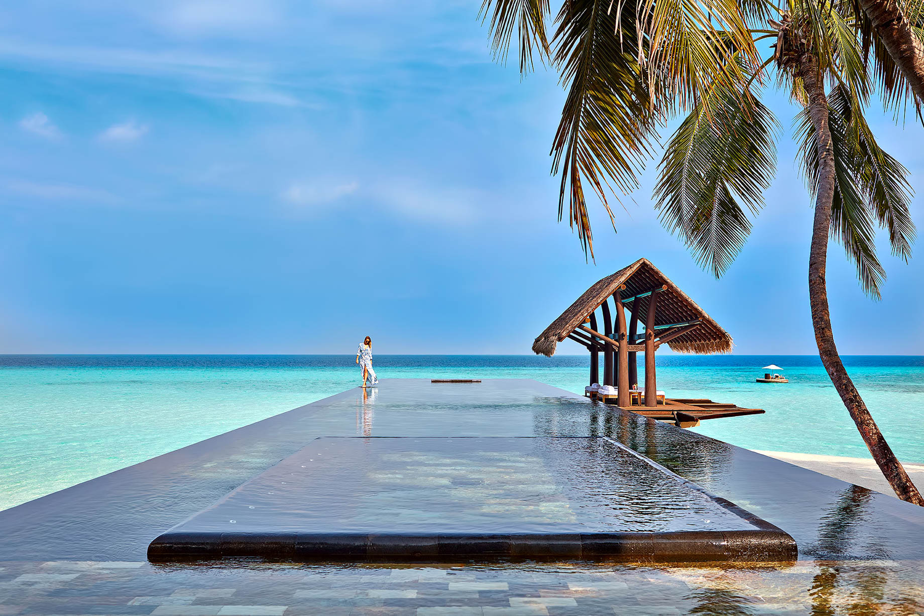 One&Only Reethi Rah Resort – North Male Atoll, Maldives – Overwater Lap Pool