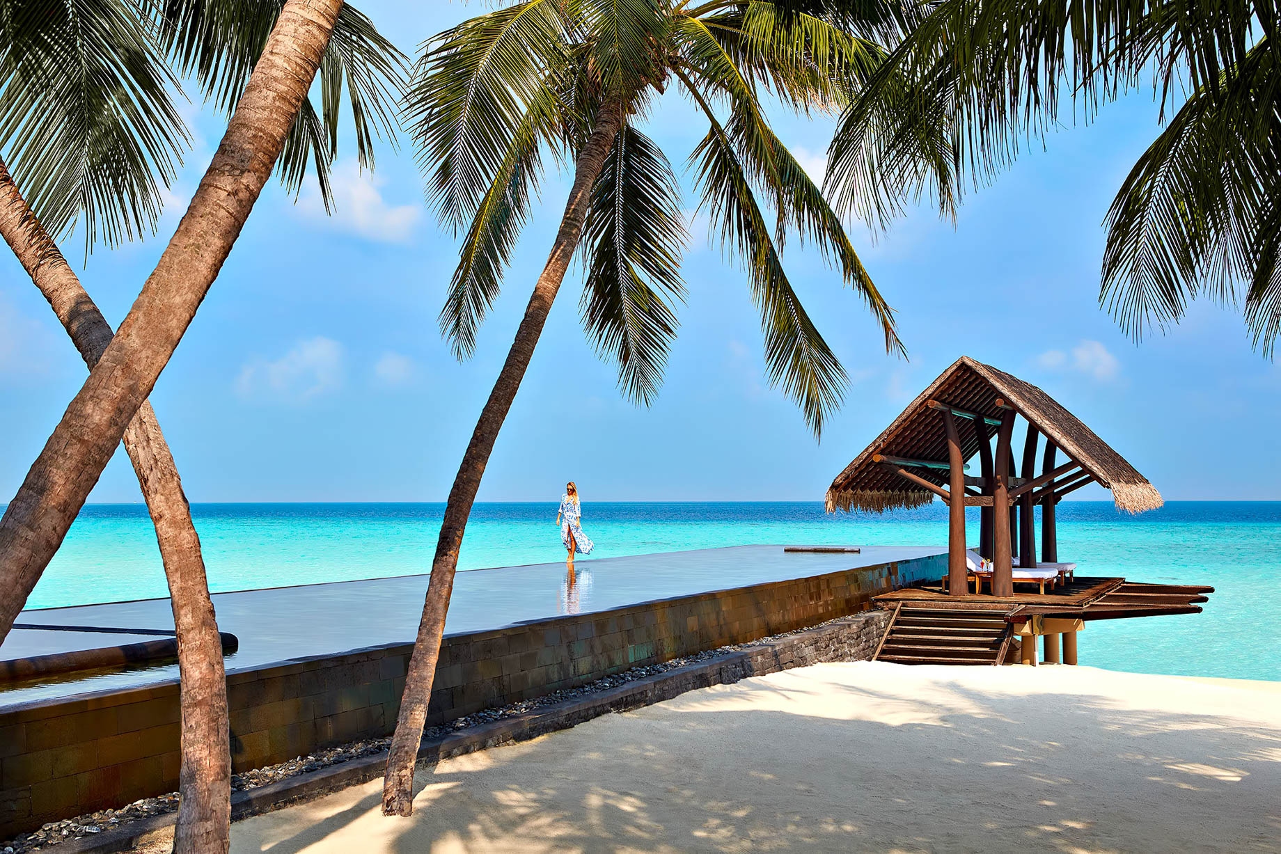 One&Only Reethi Rah Resort – North Male Atoll, Maldives – Overwater Infinity Edge Lap Pool