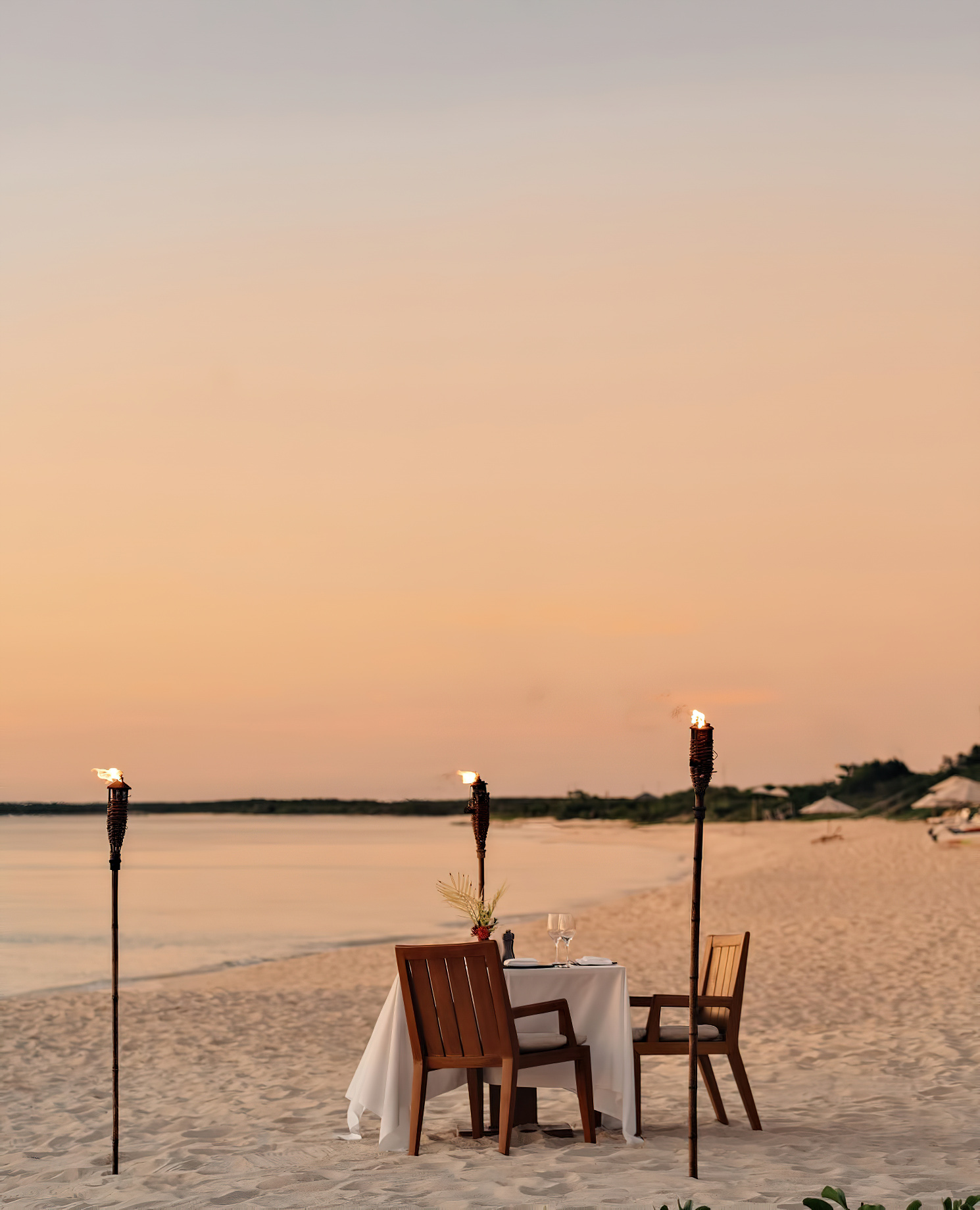 Amanyara Resort – Providenciales, Turks and Caicos Islands – Sunset Beach Dining Table