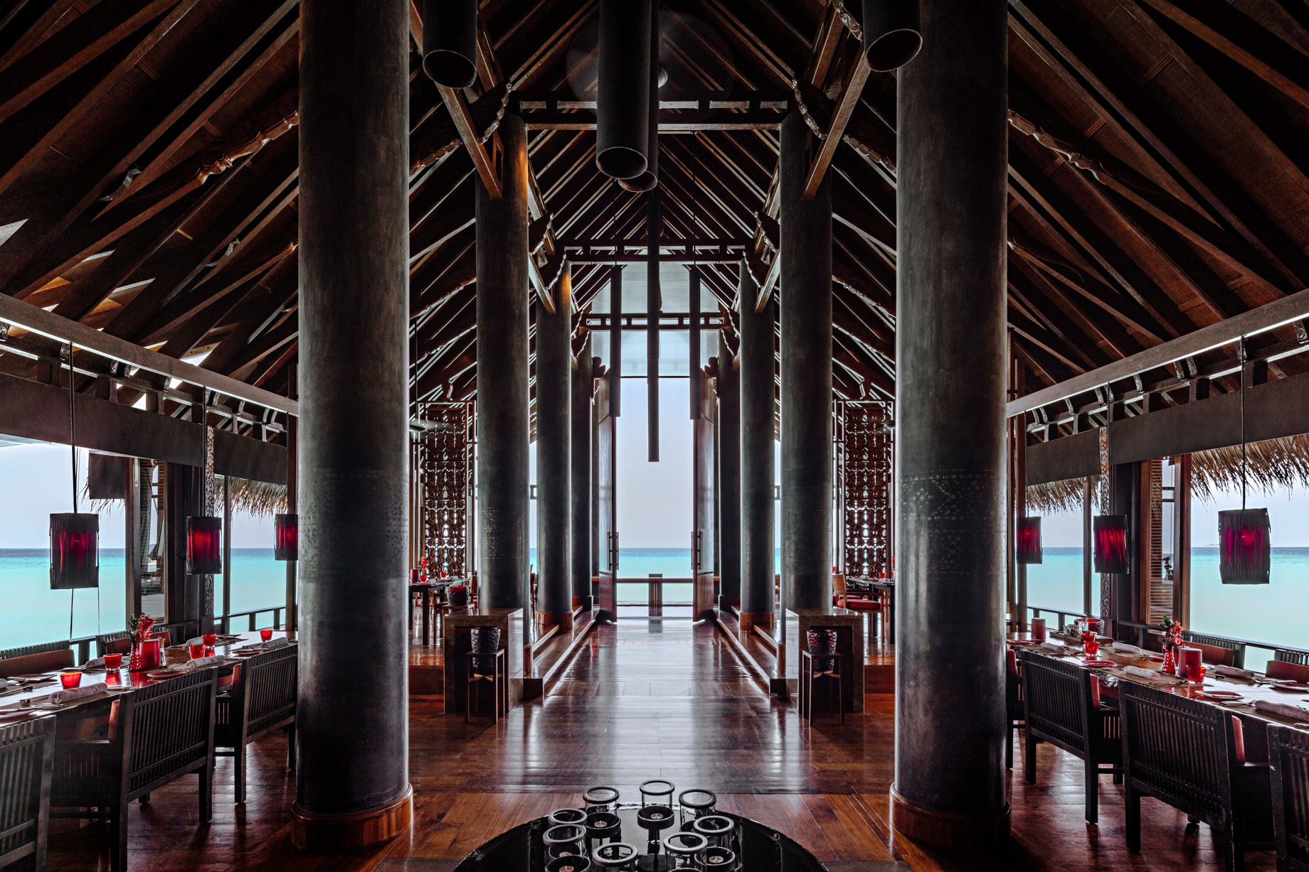One&Only Reethi Rah Resort - North Male Atoll, Maldives - Fire Resturant