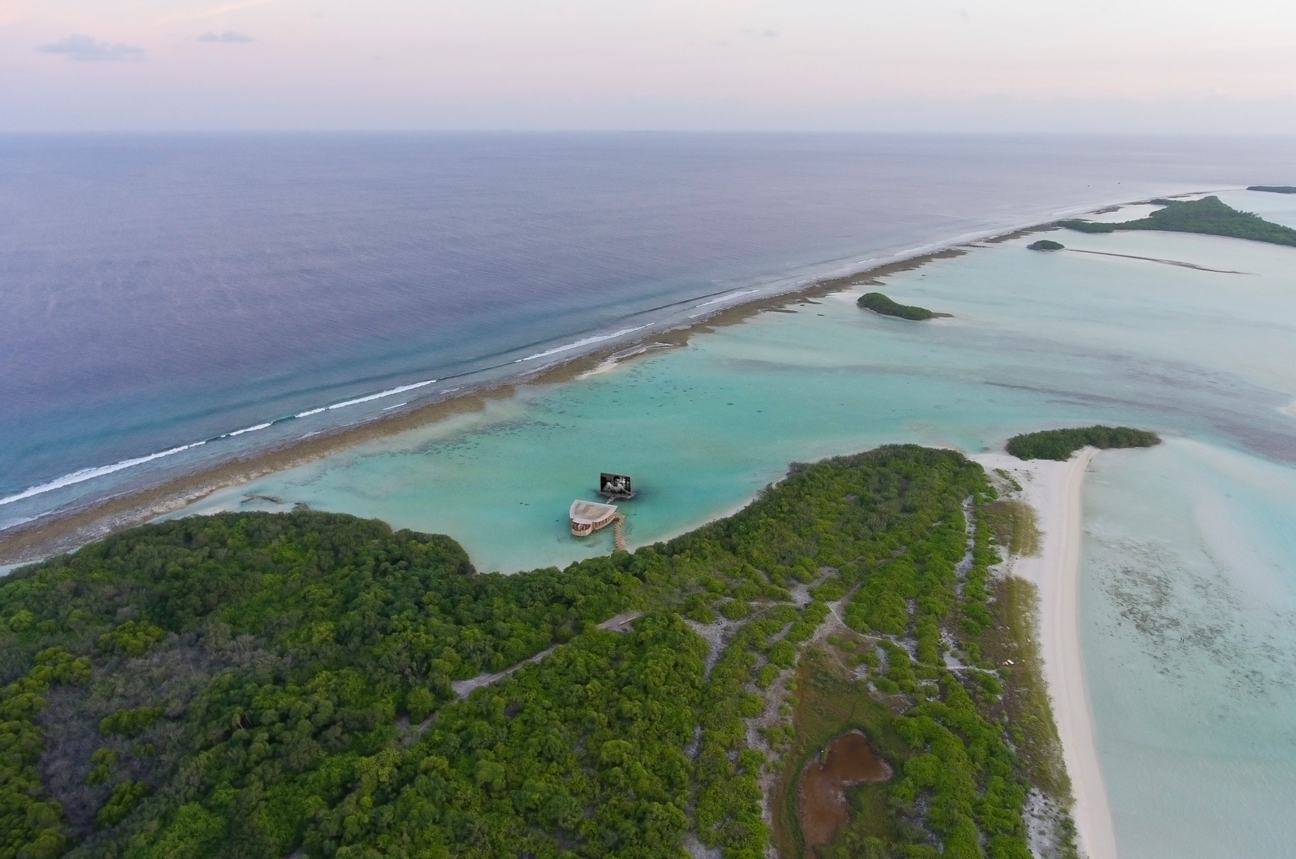 Soneva Jani Resort – Noonu Atoll, Medhufaru, Maldives – Cinema Paradiso Aerial