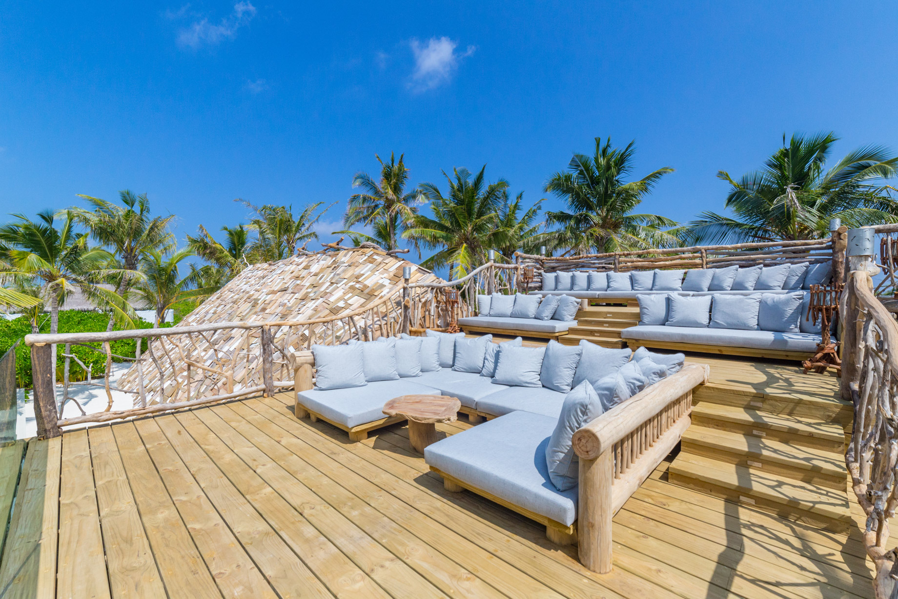 Soneva Jani Resort – Noonu Atoll, Medhufaru, Maldives – Crab Shack Rooftop Deck Lounge