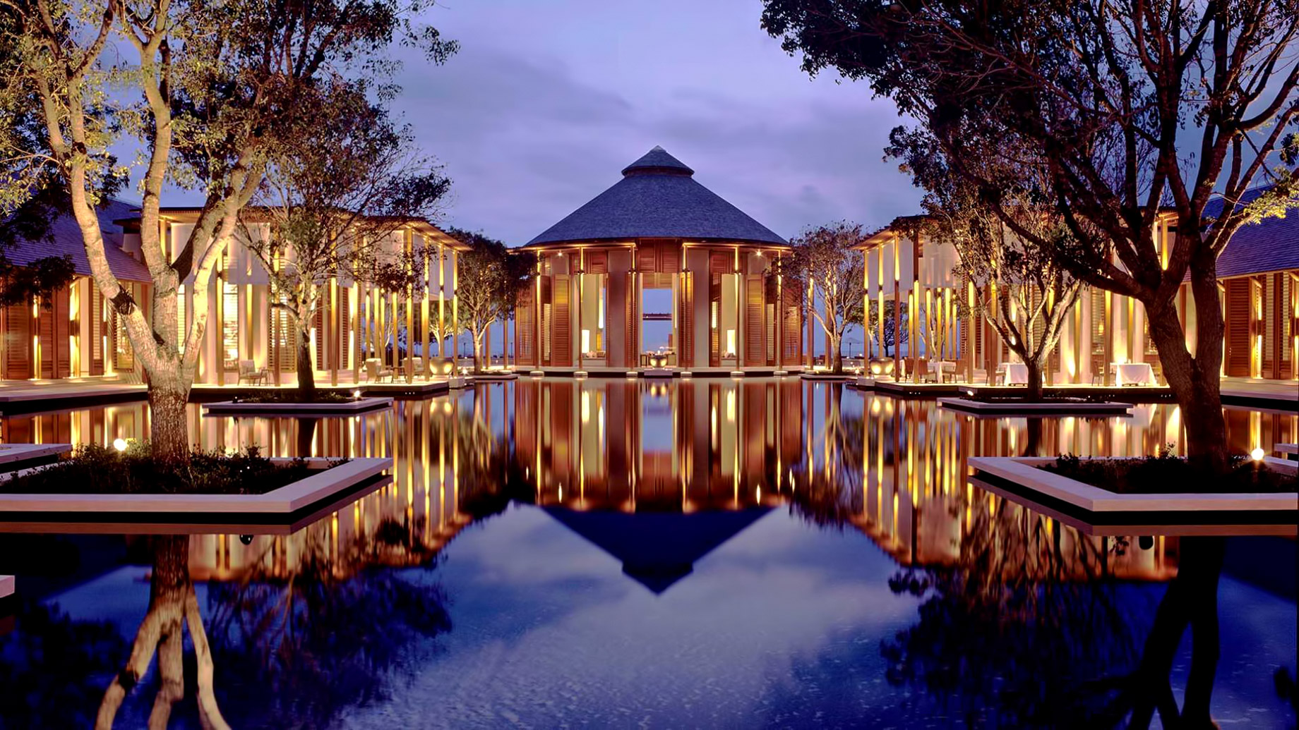 Amanyara Resort – Providenciales, Turks and Caicos Islands – Reflecting Pool Sunset