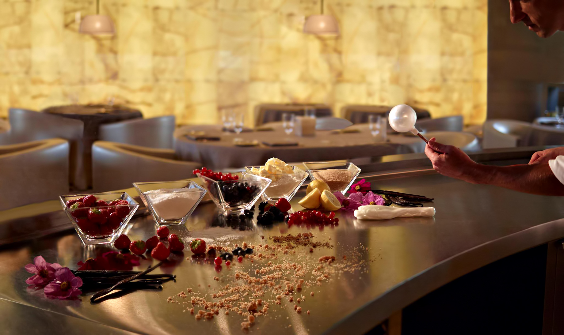 Armani Hotel Dubai – Burj Khalifa, Dubai, UAE – Armani Signature Dessert Artistry