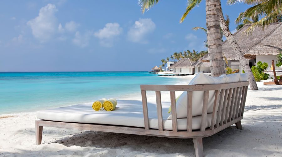 Cheval Blanc Randheli Resort - Noonu Atoll, Maldives - Beachfront Lounge Chair