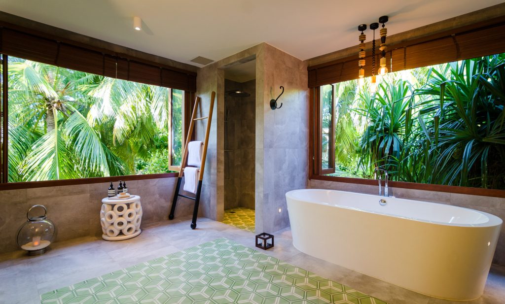 Amilla Fushi Resort and Residences - Baa Atoll, Maldives - Treetop Pool Villa Bathroom