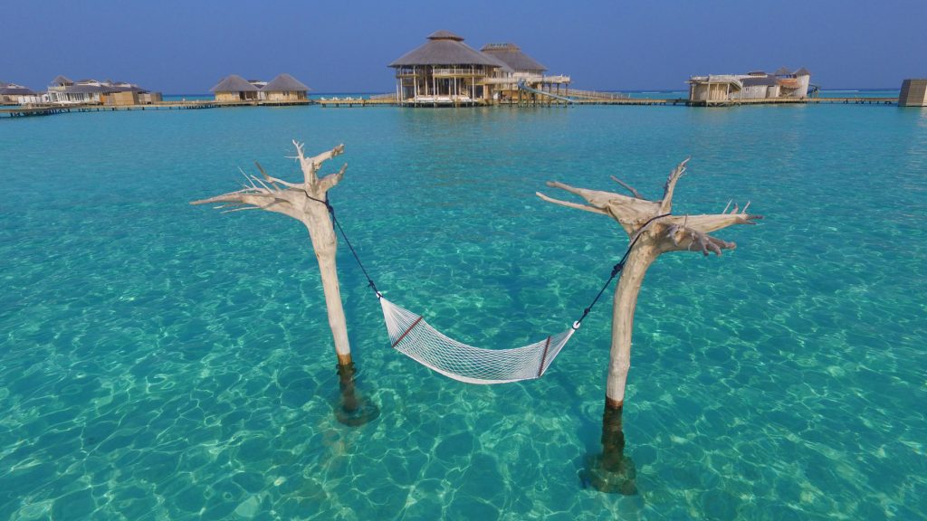Soneva Jani Resort - Noonu Atoll, Medhufaru, Maldives - Tropical Ocean Overwater Hammock