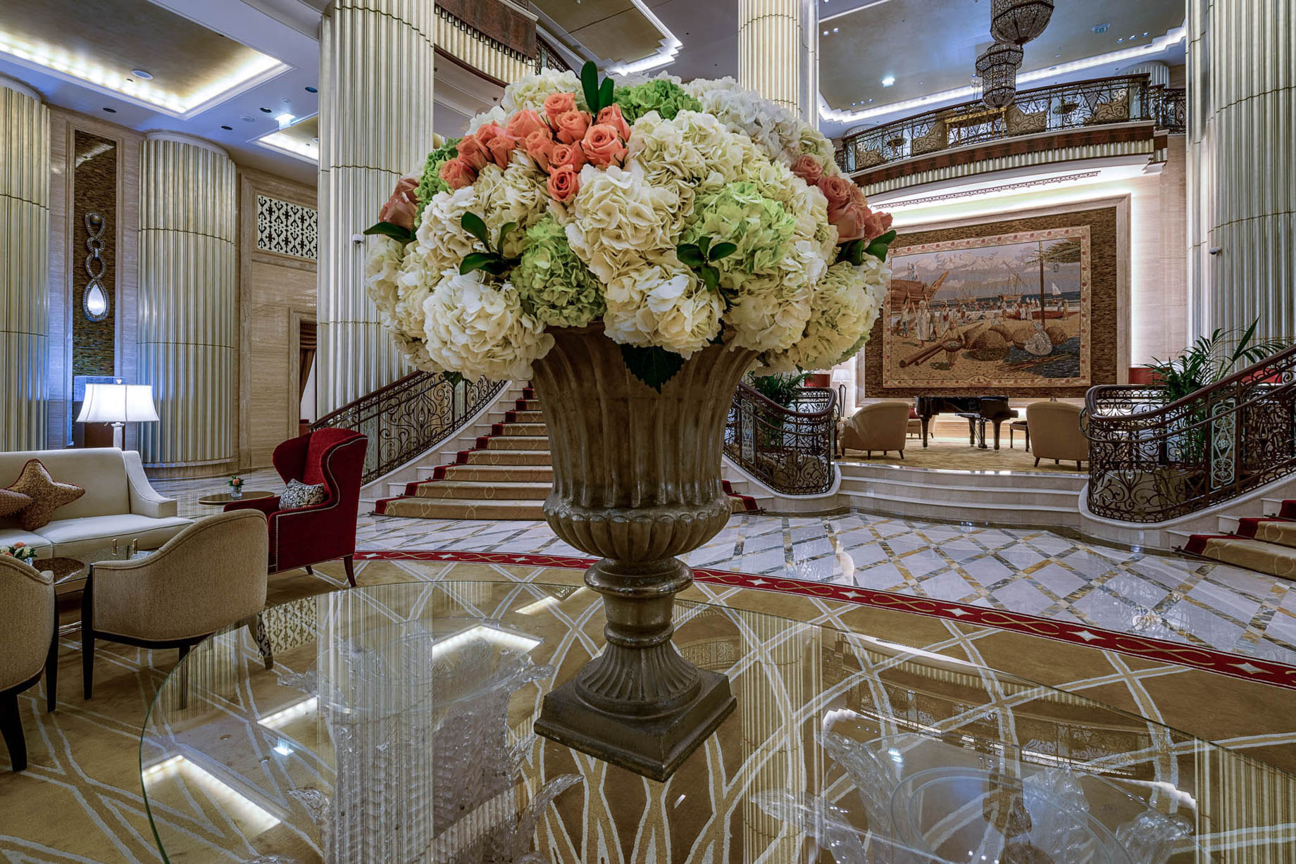 The St. Regis Abu Dhabi Hotel – Abu Dhabi, United Arab Emirates – Grand Lobby