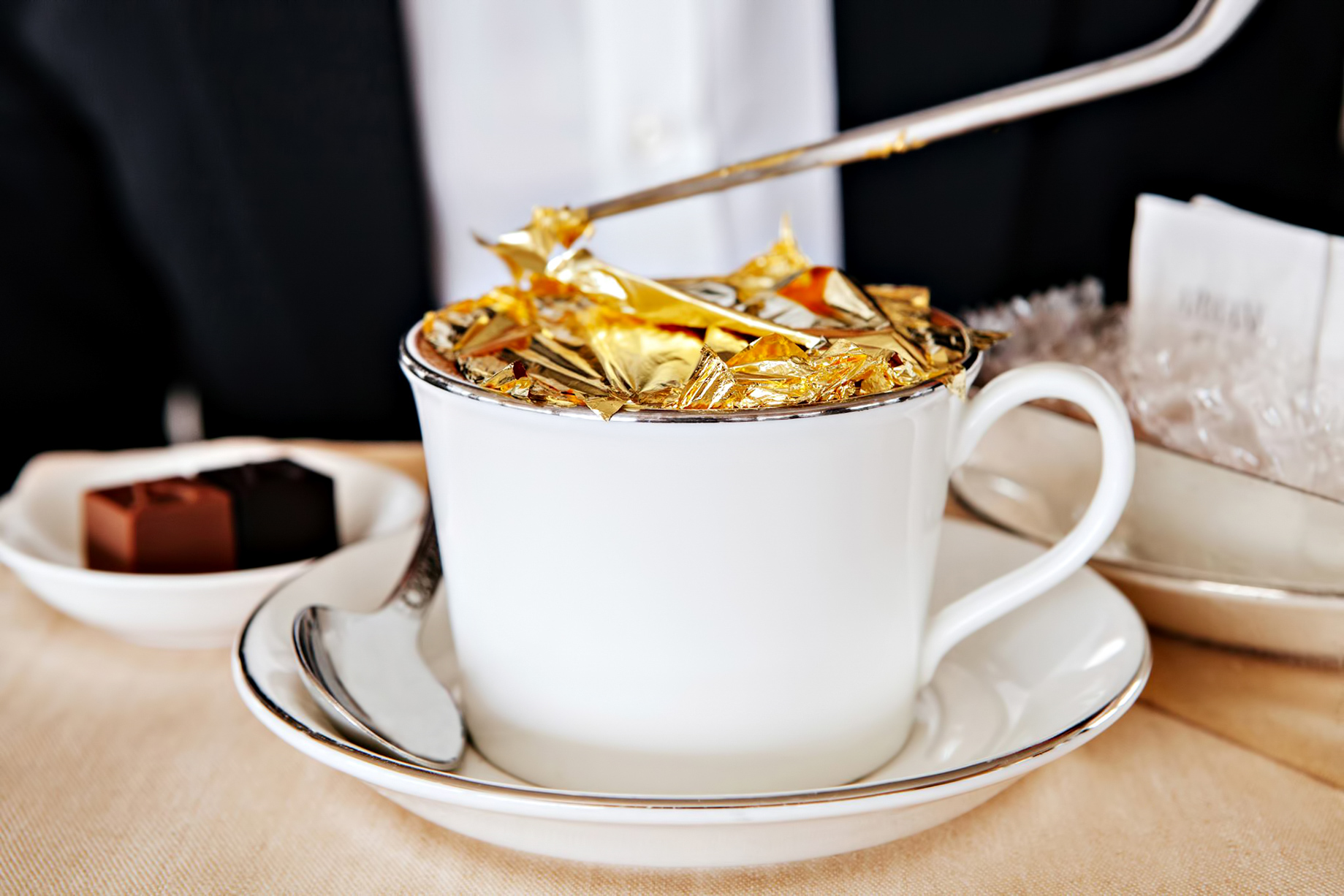 Armani Hotel Dubai – Burj Khalifa, Dubai, UAE – Armani 23 Carat Gold Cappuccino