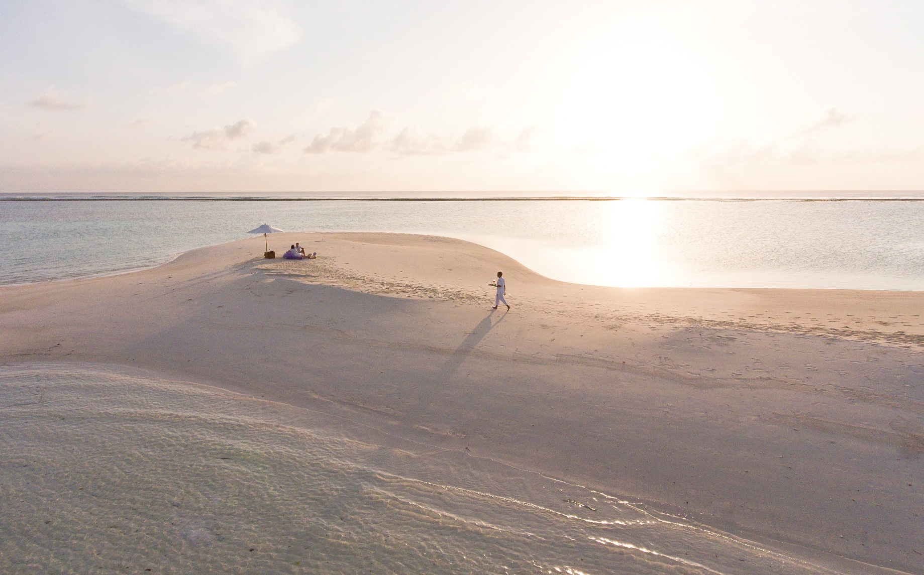 Soneva Jani Resort – Noonu Atoll, Medhufaru, Maldives – Beach Picnic Sunset