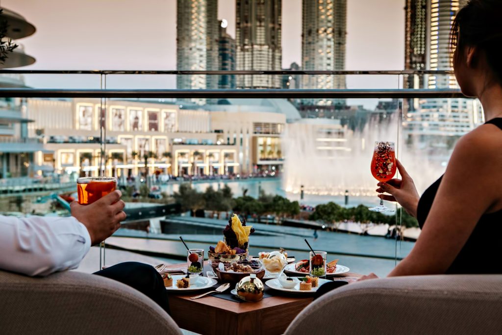 Armani Hotel Dubai - Burj Khalifa, Dubai, UAE - Armani Private Balcony Dining