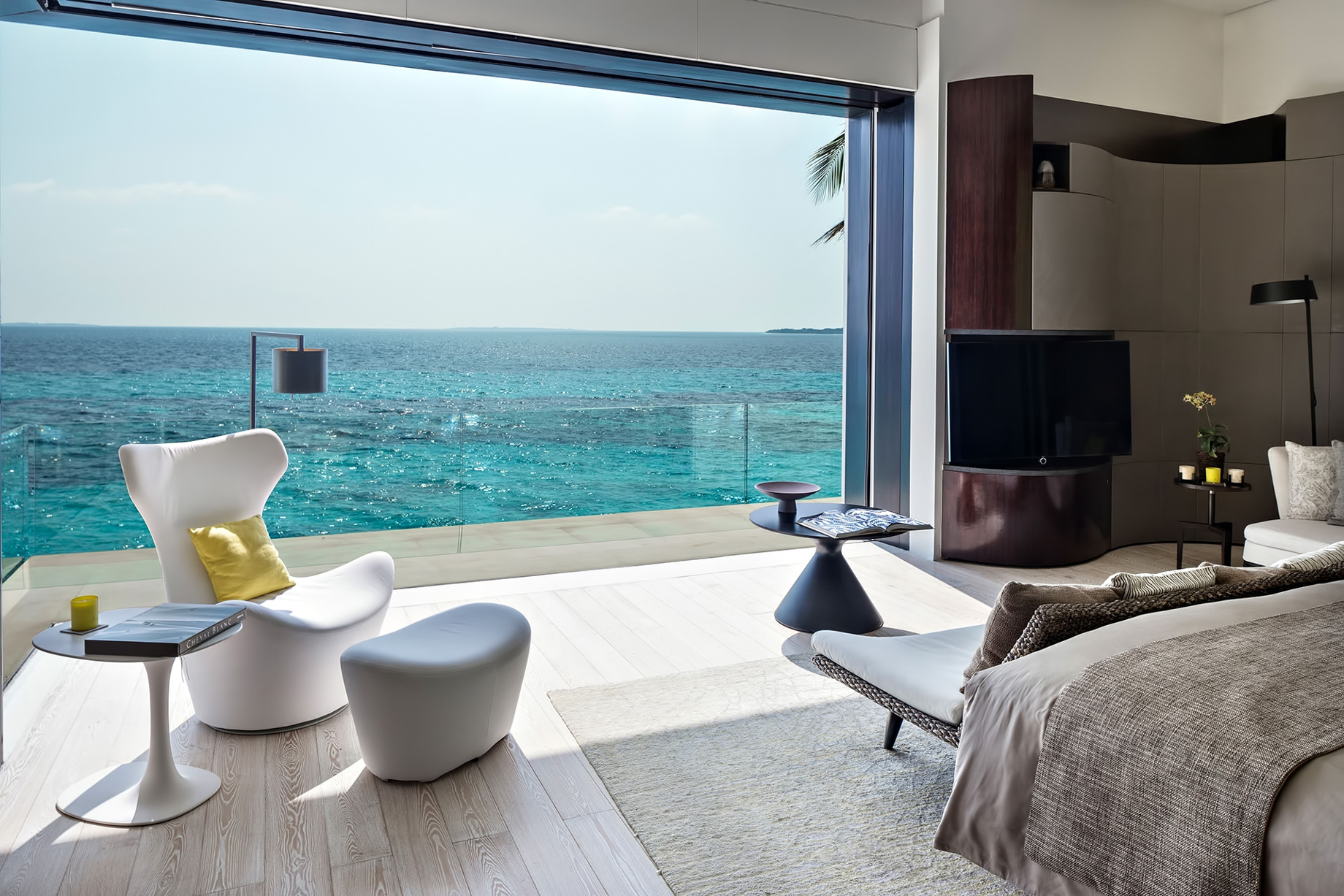 Cheval Blanc Randheli Resort – Noonu Atoll, Maldives – Private Island Villa Bedroom Oceanview